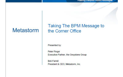 Taking The BPM Message To The Corner Office