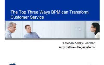 Top Three Ways BPM Can Transform Customer Service